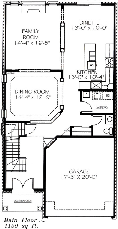 The albany - Main Floor - Floorplan