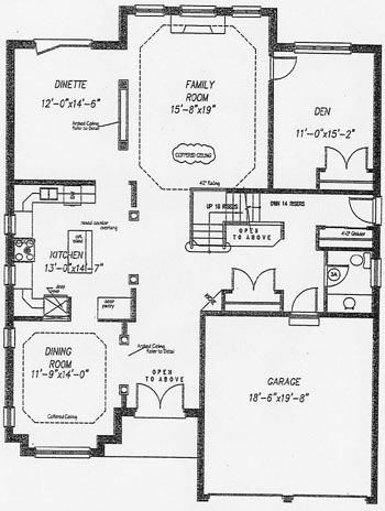 The alexis - Main Floor - Floorplan