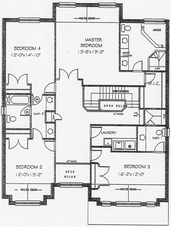 The alexis - Upper Floor - Floorplan