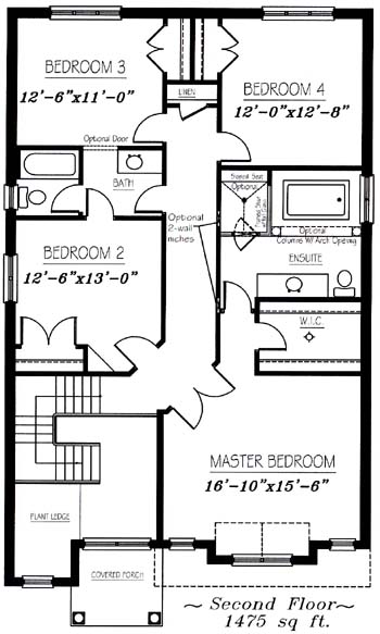 The arlington - Upper Floor - Floorplan