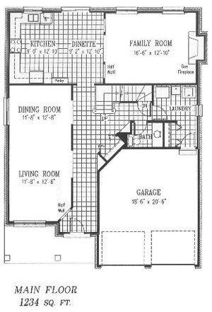 The bayview - Main Floor - Floorplan