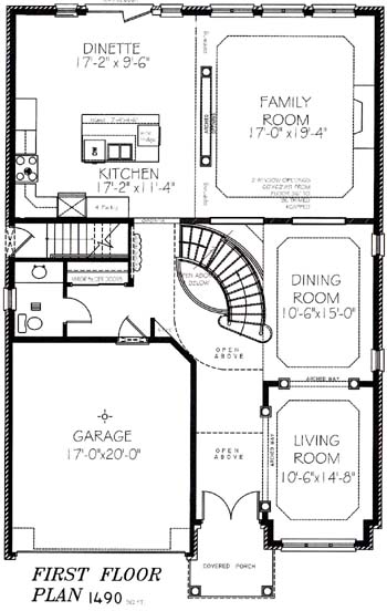 The Beachwood- Main Floor - Floorplan