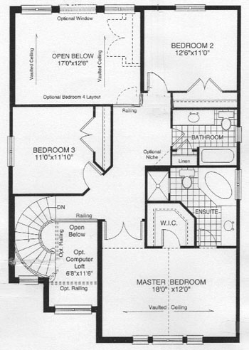 The bedford - Upper Floor - Floorplan