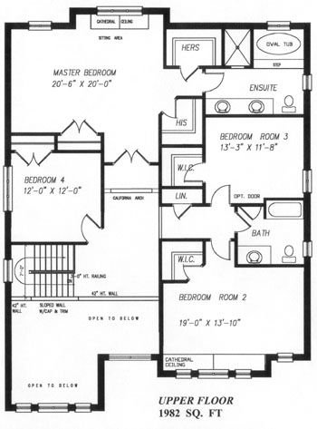 The Berkshire - Upper Floor - Floorplan