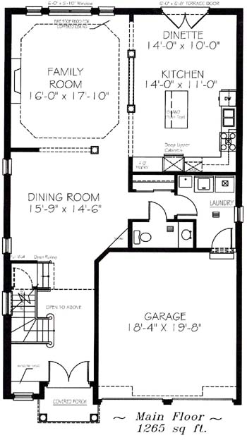 The birchlake - Main Floor - Floorplan