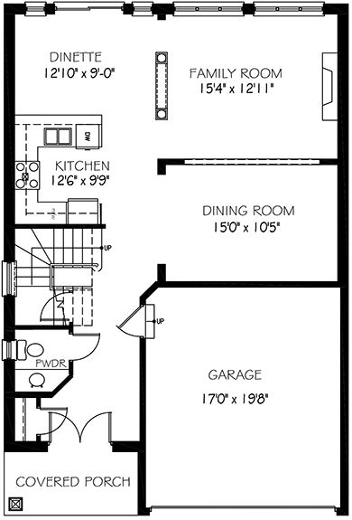 The Model - Main Floor - Floorplan