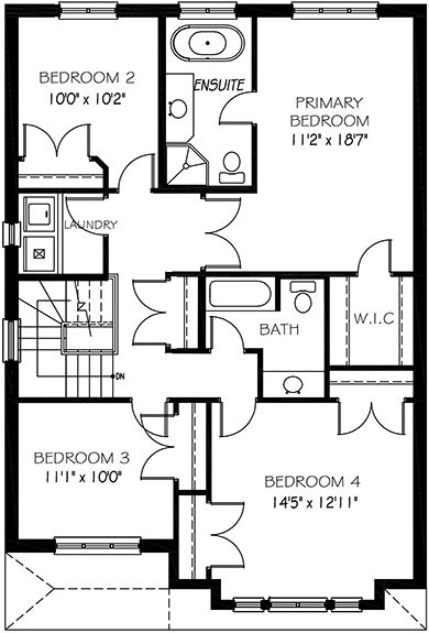 The Model - Upper Floor - Floorplan