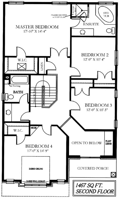 The brookfield - Upper Floor - Floorplan