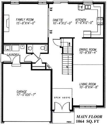 The camelot - Main Floor - Floorplan