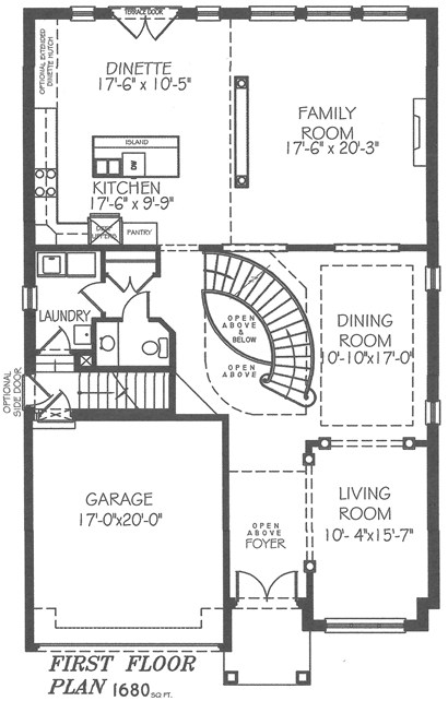 The chesapeake - Main Floor - Floorplan