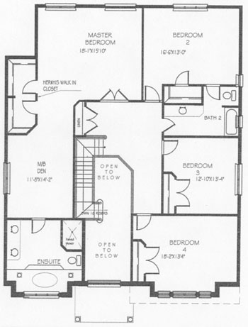 The chestnut - Upper Floor - Floorplan