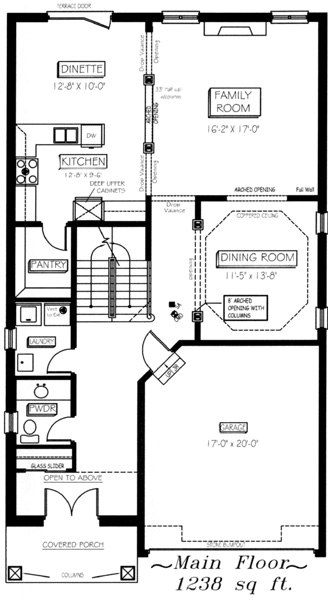 The christine - Main Floor - Floorplan