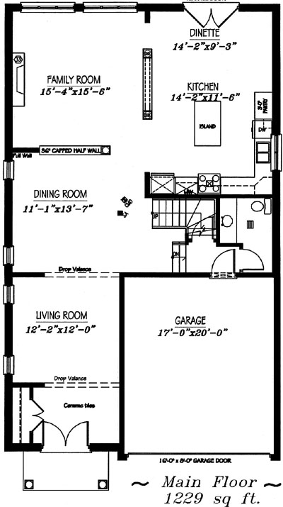 The clearwater - Main Floor - Floorplan