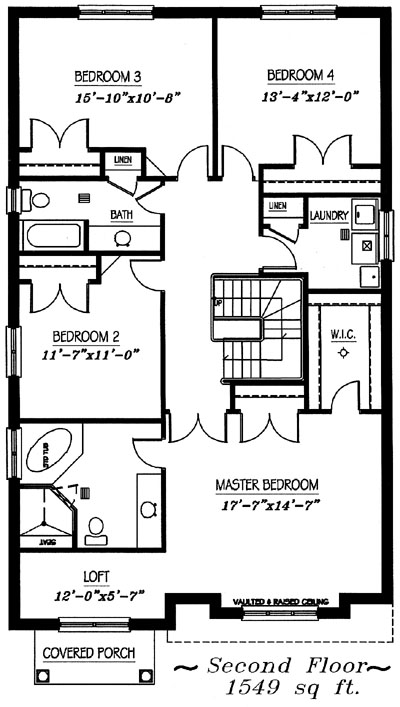 The clearwater - Upper Floor - Floorplan