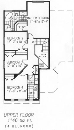 The crawford - Upper Floor - Floorplan