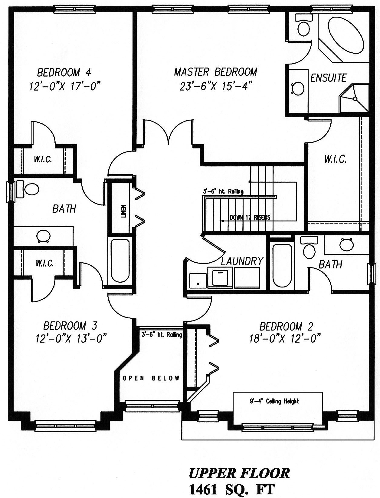 The daffodil - Upper Floor - Floorplan