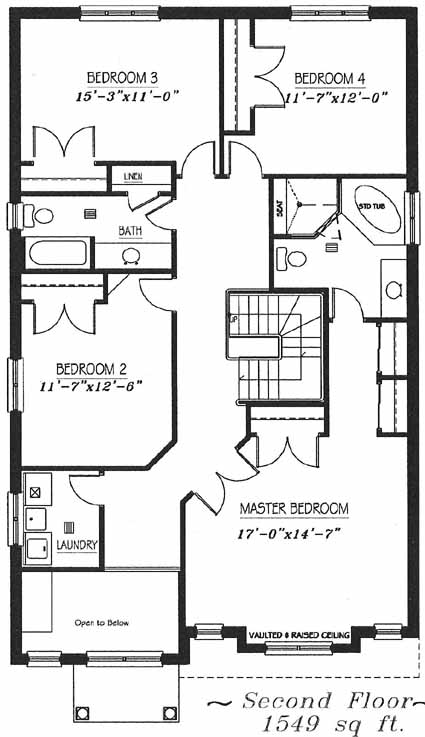The delray - Upper Floor - Floorplan