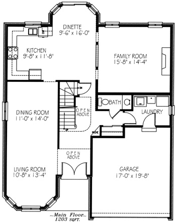 The diplomat - Main Floor - Floorplan