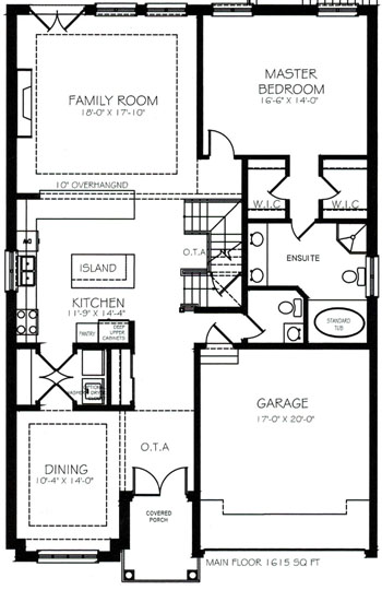 The Doral - Main Floor - Floorplan