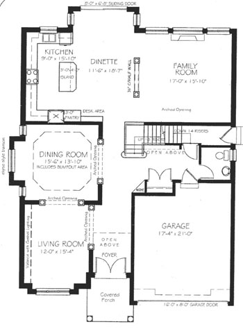 The dorval - Main Floor - Floorplan