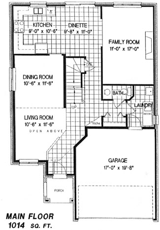 The emerson - Main Floor - Floorplan