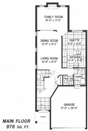 The falcon - Main Floor - Floorplan