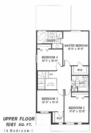 The falcon - Upper Floor - Floorplan