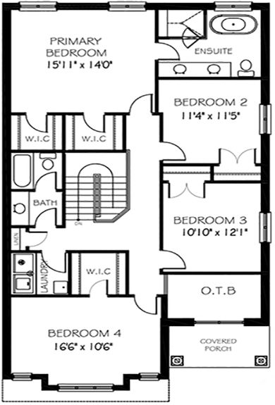 The florence - Upper Floor - Floorplan