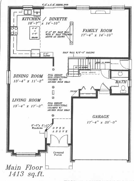 The garnett - Main Floor - Floorplan
