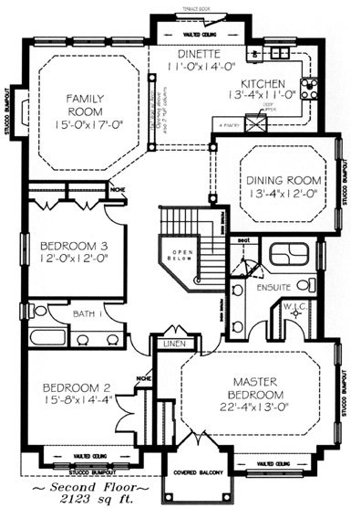 The Greenfield - Upper Floor - Floorplan