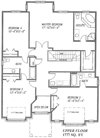 The hampton - Upper Floor - Floorplan
