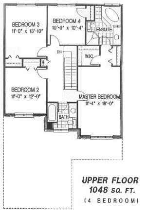 The harrison - Upper Floor - Floorplan
