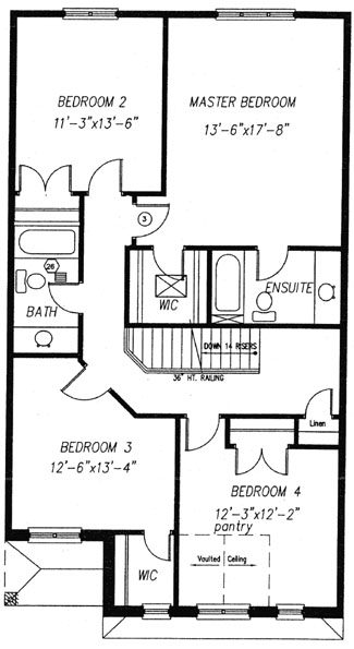 The hawthorne - Upper Floor - Floorplan