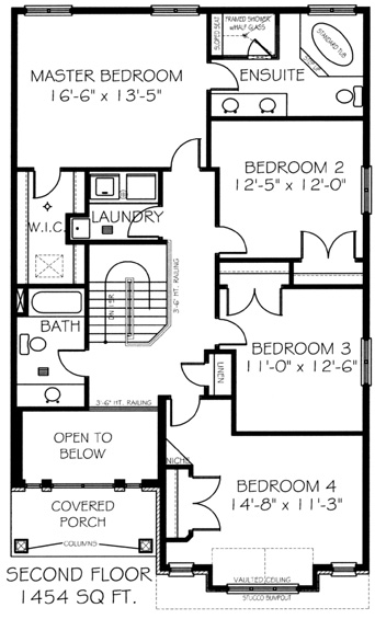 The hilton - Upper Floor - Floorplan