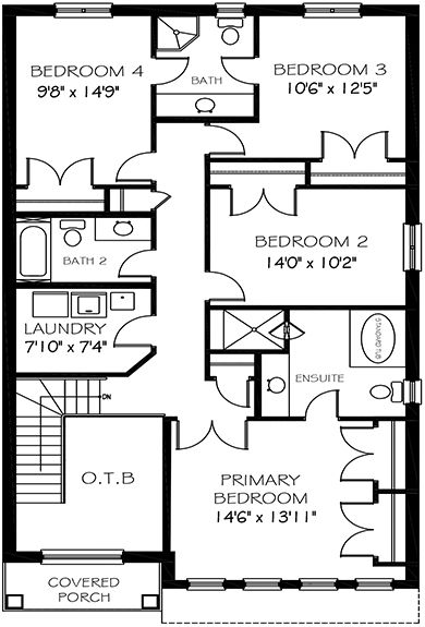 The Houston\Houston - Upper Floor - Floorplan