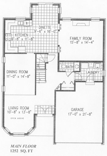 The juniper - Main Floor - Floorplan