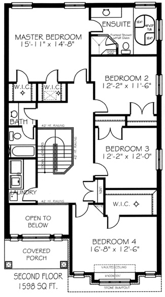 The kensington - Upper Floor - Floorplan
