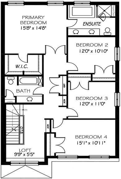 The kingston - Upper Floor - Floorplan