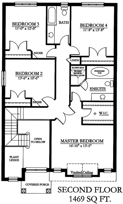 The lakeside - Upper Floor - Floorplan