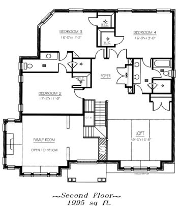 The laurentian - Upper Floor - Floorplan