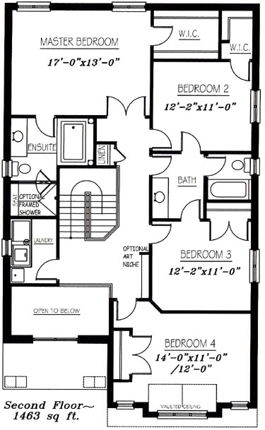 The legacy - Upper Floor - Floorplan