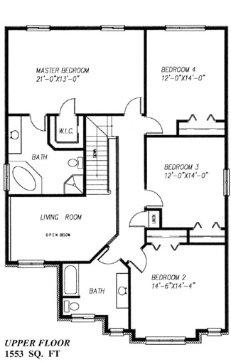 The liberty - Upper Floor - Floorplan