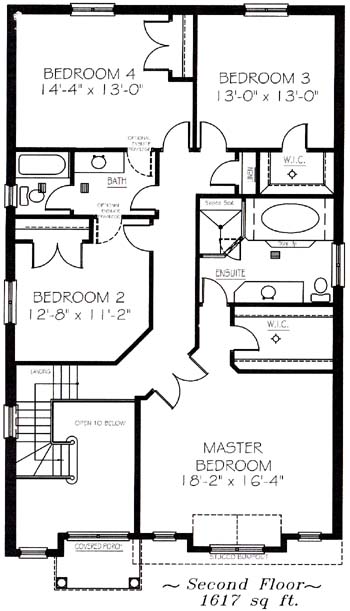 The linbrooke - Upper Floor - Floorplan