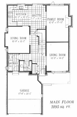 The lincoln - Main Floor - Floorplan