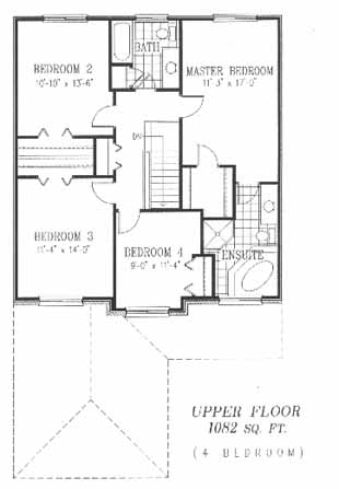 The lincoln - Upper Floor - Floorplan