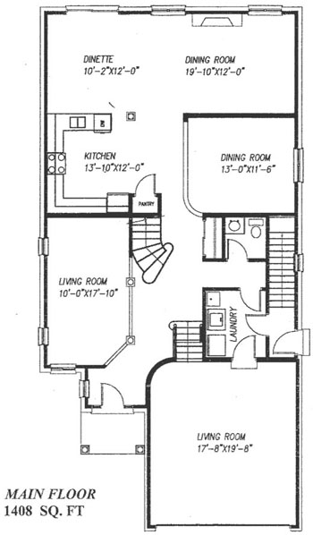 The manchester - Main Floor - Floorplan