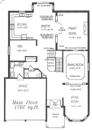 The maplewood - Main Floor - Floorplan