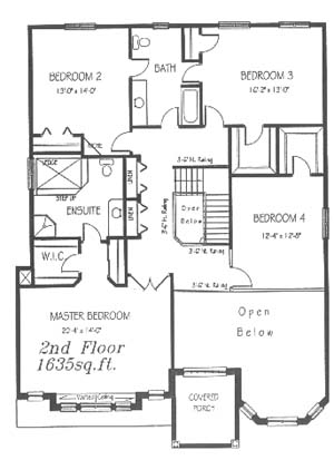 The maplewood - Upper Floor - Floorplan