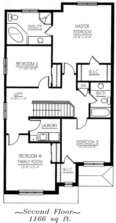 The montgomery - Upper Floor - Floorplan
