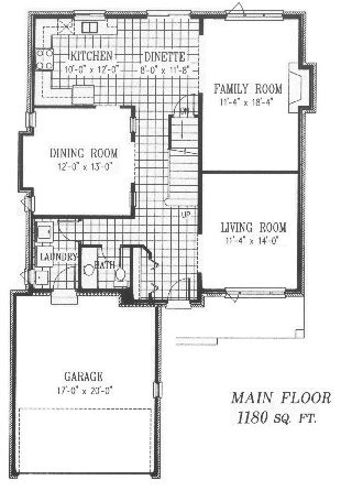The Muskoka - Main Floor - Floorplan